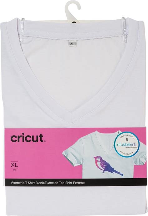 Cricut Infusible Ink Women's White T-Shirt (L)